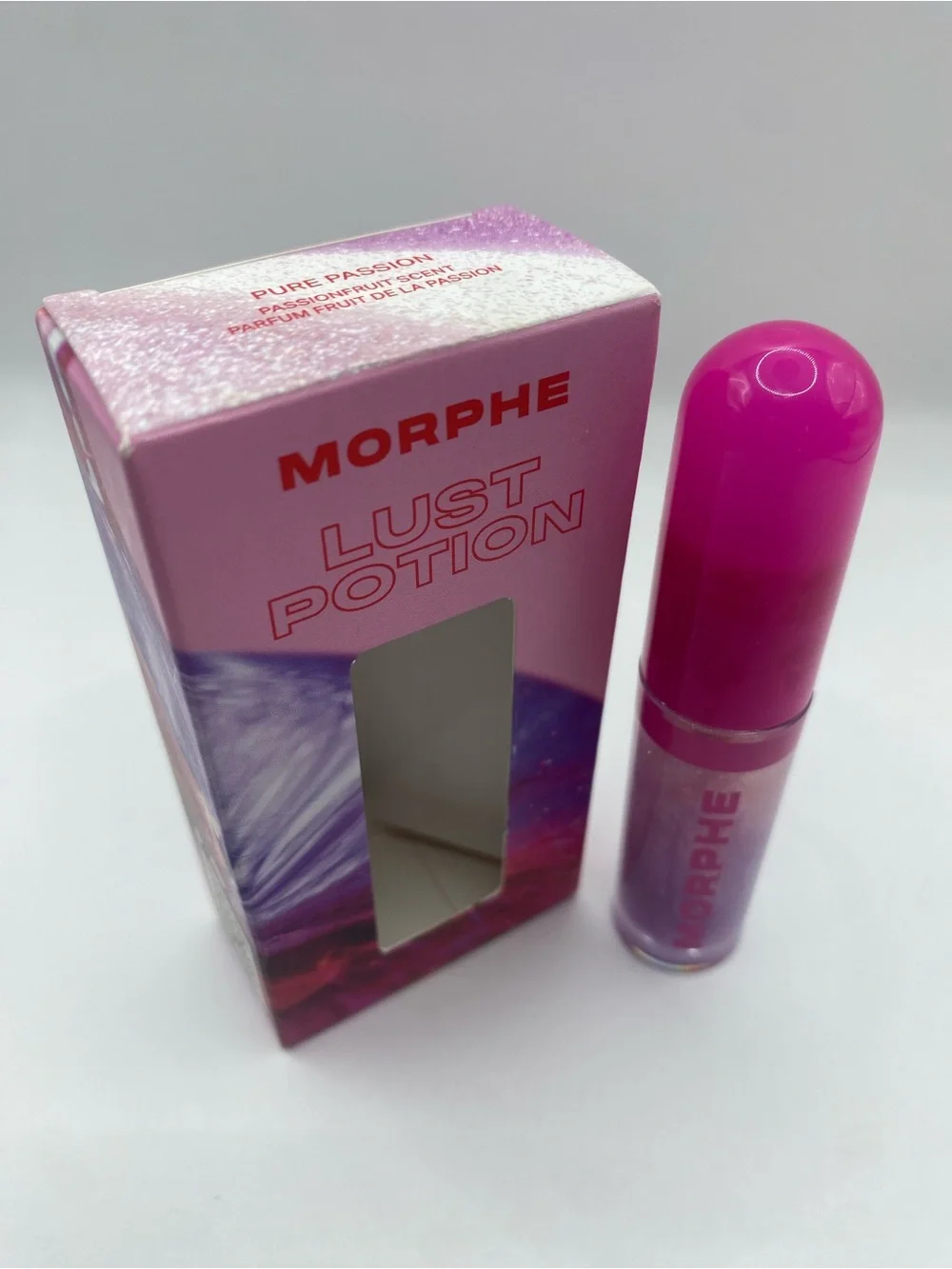 Morphe Lust Potion Bi Phase Lip Oil Gloss Pure Passion‎ 3.2mL / 0.11 fl oz NIB